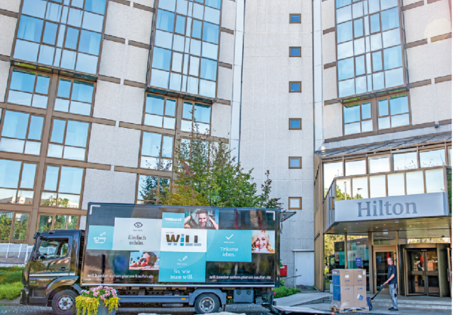 Die WILL GmbH beliefert das Hotel Hilton (Foto: WILL)